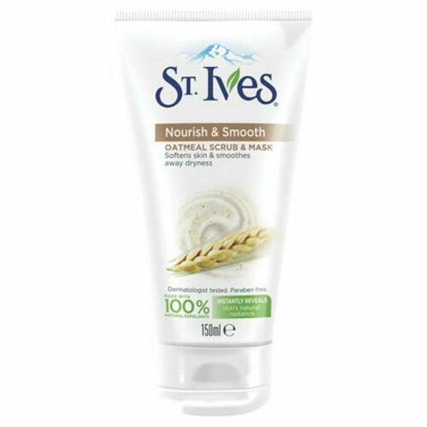 St. Ives Nourish & Smooth Oatmeal Scrub & Mask, 150 ml/5.07 oz