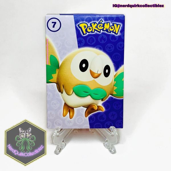 ROWLET #7 Pokemon McDonalds Battle Match Card Game 2022 Happy Meal Toy x1 *NEW*