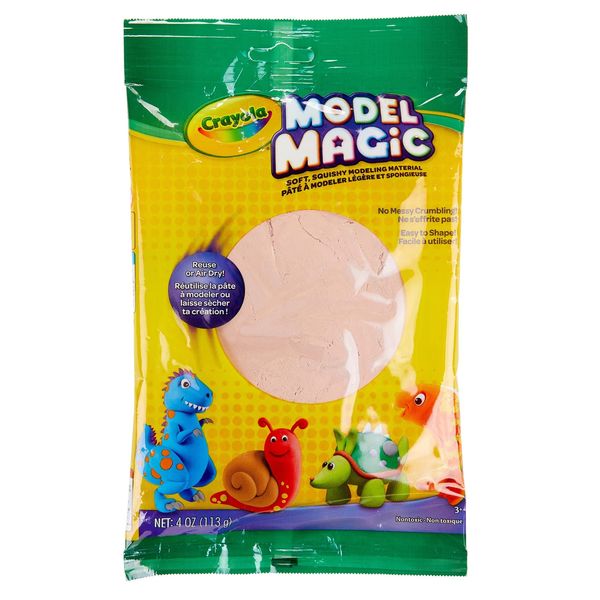 Crayola Model Magic - Bisque (4 oz), Modeling Clay Alternative, At Home Crafts For Kids, Gifts