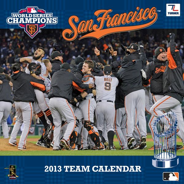 Turner 2012 World Series Champions San Francisco Giants Wall Calendar, January 2013 - December 2013 (8011362)