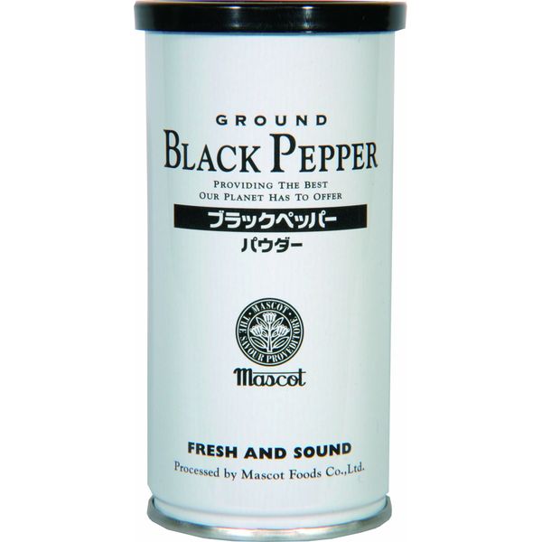 Mascot Black Pepper Powder in Cans, 3.5 oz (100 g)