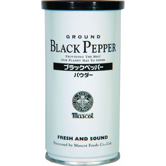 Mascot Black Pepper Powder in Cans, 3.5 oz (100 g)