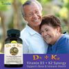 Highest Potency Vitamin D-3 K2 Softgels 5,000 Iu, Immune Support Supplement