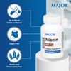 Major Niacin 500mg - Dietary Supplement - 100 Tablets