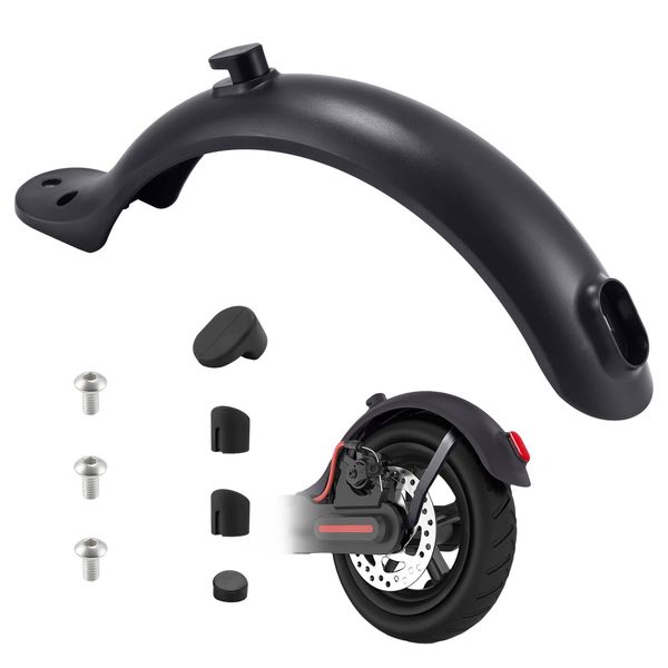 Kyrio Rear Mudguard for Xiaomi M365/ Pro, Durable Scooter Rear Fender Electric Scooter Replacement Part Accessory with Screws and Screw Caps