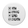 Eat Sleep Fly Repeat Pilot Fliegen Piloten Flugzeug Flyer PopSockets Klebender PopGrip