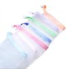 Soft Mesh Soap Bag with Drawstring Ideal for Foaming and Drying Soap Hangable