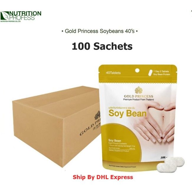 100X Soy Bean Extract Balance Hormones Maintain Blood Control Weight 100% Safe