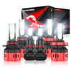 For Chevy Malibu LS 2013-15 6000K Front LED Headlight Hi/Lo Beam+Fog Light Bulbs