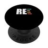 Environment Lover – Supportive Recycle Reuse Renew Rethink PopSockets mit austauschbarem PopGrip