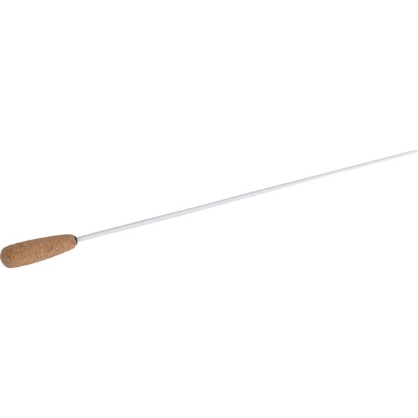 Classic Cantabile B-1 White Baton, Straight Cork Handle