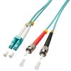 LINDY 46385 LWL-Duplexkabel LC/ST OM3 15m