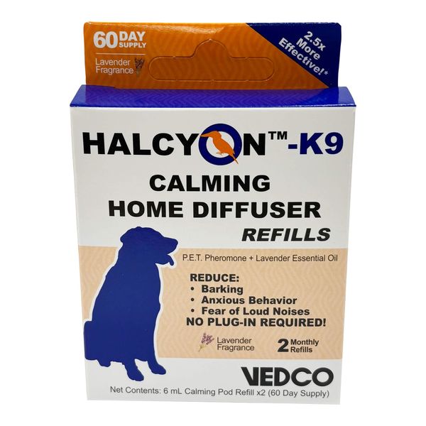 Halcyon K9 Diffuser Refill, 2pk