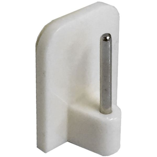 Fort Fasteners Curtain Wire End Hooks for Upvc Windows White 8 Hooks