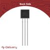 AZDelivery DS18B20 Digital Temperature Sensor TO92-55°C - +125°C compatible with Arduino and Raspberry Pi, including E-Book!