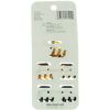 Scunci No-Slip Grip Mini Jaw Clips, 5 Count (Pack of 1)