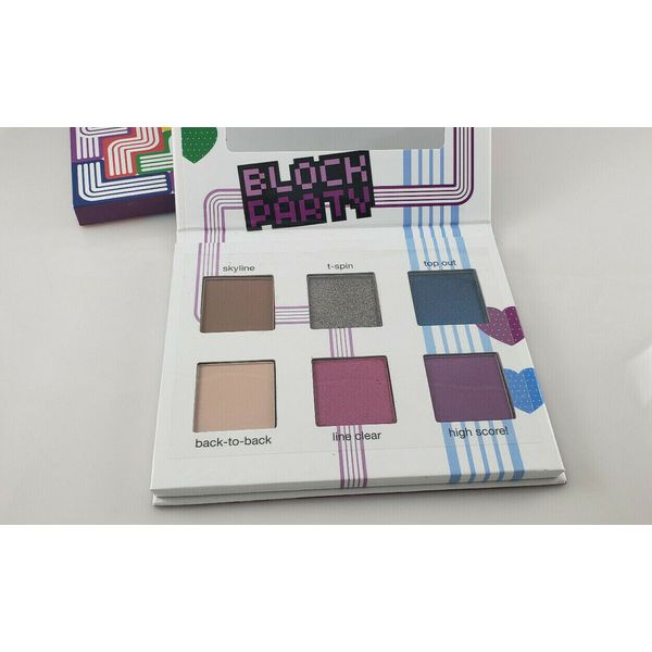 Tetris X Ipsy BLOCK PARTY 6 Eyeshadow Palette Full Sz 13.5g t-spin, top out, etc