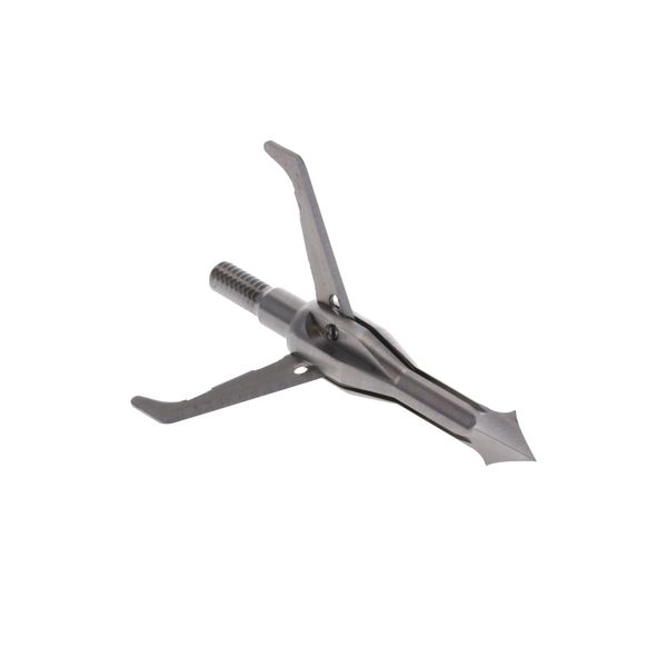 TRUGLO Titanium X 100 Grain Backflip Mechanical Broadhead for Compound Bow Hunting - 3-Blade, 5/8' Flight Dia; 1 1/2' Cutting Dia