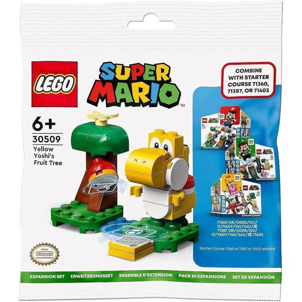 Lego Super Mario Yellow Yoshi’s Fruit Tree 30509 Poly Bag Set 2022 New Sealed