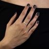 Sterling Silver 1mm Stacking Ring with Single Twist - Size I (I - U Available)