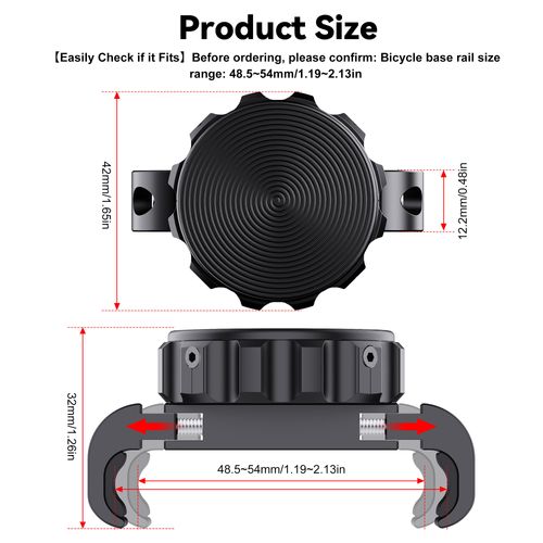 DDJ AirTag Bike Mount Under Seat - Hidden Waterproof GPS Tracker Case for Airtag Bicycle, Durable Metal and ABS Bicycle Saddle Holder w/Installation Tools, Anti-Theft for MTB/E-Bike/Scooter
