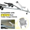Boat Trailer Winch Stand with Roller,Fits3"x