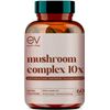 10-in-1 Mushroom Complex -60 Vegan Capsules | Supports Immune Function | Non-GMO
