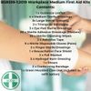 Value Aid BS8599-1 Compliant Workplace First Aid Refill Kit (Medium)