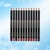 Minkissy Lip Liners Pencil, 12pcs Long Lasting Make Up Lip Liners Natural Smooth Lipstick Liner