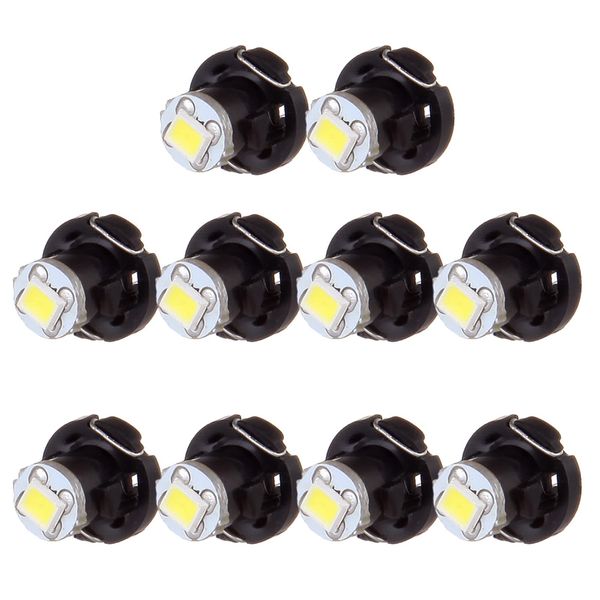 cciyu 10X White T4/T4.2 Neo Wedge LED Light Bulbs Replacement fit for 1998-2010 For Honda Accord/Odyssey/Civic