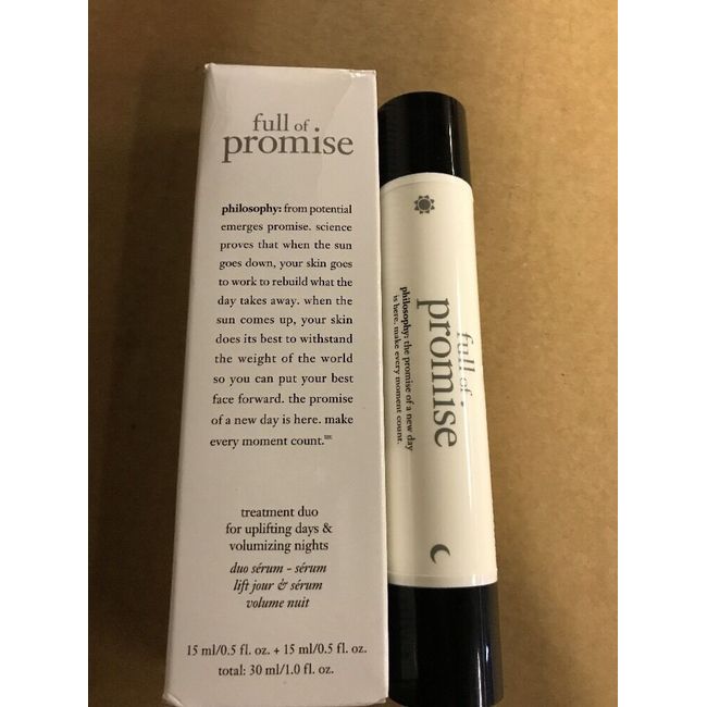 Philosophy Full Of Promise Treatment Duo For Uplifting Days & Voluminizing Night