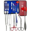 Reflex Hammer Diagnostic Set Reusable Penlight Tuning Forks Scissors 6 Pcs German Cynamed
