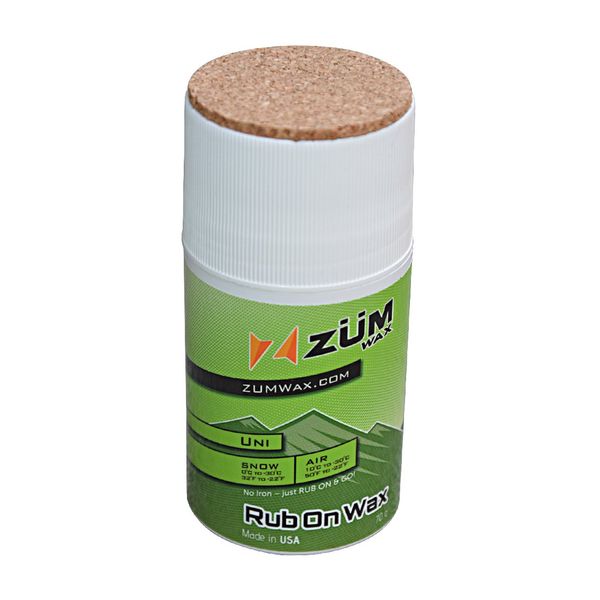 ZUMWax RUB ON WAX Ski/Snowboard - All Temperature Universal - 70 gram - INCREDIBLY FAST in ALL Temperatures!!!