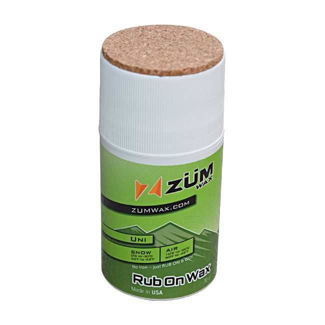 ZUMWax RUB ON WAX Ski/Snowboard - All Temperature Universal - 70 gram - INCREDIBLY FAST in ALL Temperatures!!!