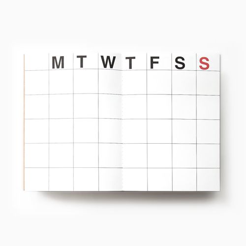 JSTORY Large Monthly Planner Lays Flat Undated Year Round Flexible Cover Goal/Time Organizer Thick Paper Eco Friendly Customizable Stitch Bound A4 16 Months 18 Sheets Kraft