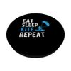 Funny Eat Sleep Kite Repeat Kiteboarding PopSockets Klebender PopGrip