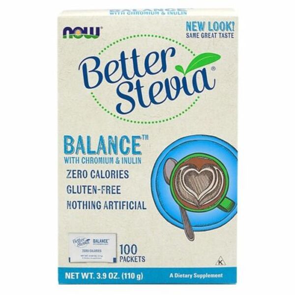 BetterStevia Balance Chromium & Inulin 100 Pkts