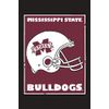 Collegiate Garden Flag (Mississippi State Helmet)