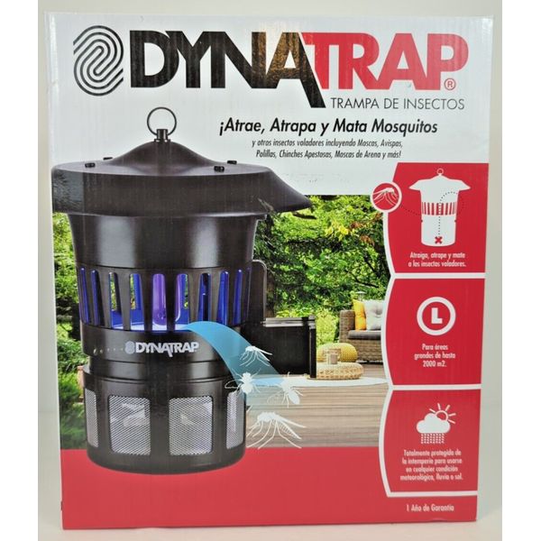 DynaTrap DT1100 Insect Trap 1/2 Acre Coverage Black Outdoor UV Ray Attraction