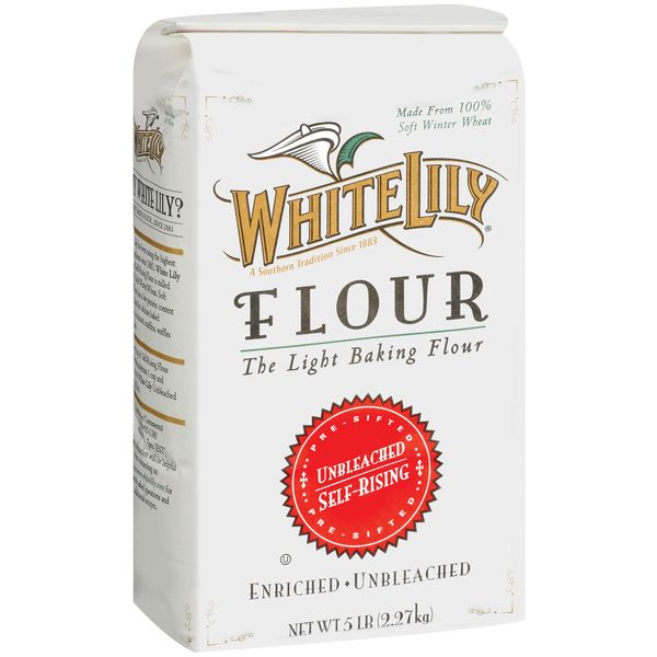 White Lily Unbleached Self Rising Flour, 5 Pound