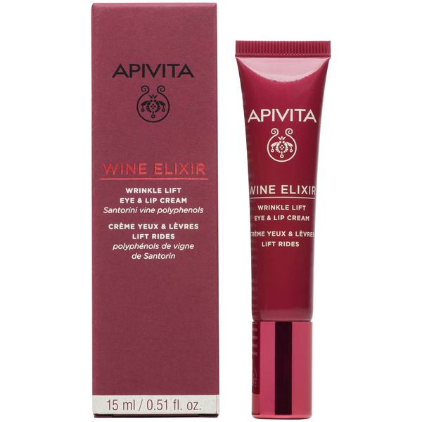 APIVITA WINE ELIXIR WRINKLE LIFT EYE & LIP CREAM 15ML