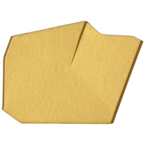 Dorian Tool SGT CVD Titanium Nitride Coated Carbide Cut-Off and Grooving Insert, Neutral Cut, 5/32" Cutting Width, 4" Insert (Pack of 10)