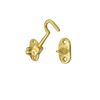 Japan Commerce Swivel Cabin Door Hook, Pull Lock, Brass, 3 inches, Quantity: 1 B-816