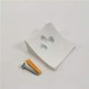 3D Cabin Wall Mount Wall Bracket Mini Hidden Holder Compatible with Echo Dot 4th Generation (White)
