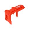 Large Ball Valve Lockout Tagout 32mm - 76mm Red Polypropylene