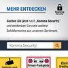 Resident Parking Space Plastic Sign (Blue, 20 x 30 cm) [German Language]