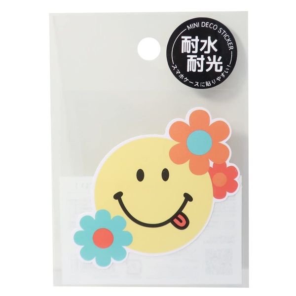Smiley Face [Sticker] Mini Deco Sticker/Smile Flower Smiley Face