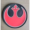 STAR WARS REBEL ALLIANCE CIRCLE SYMBOL GLOWS 3D PVC RUBBER TACTICAL HOOK PATCH