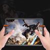 LICHIFIT PUBG Wilderness Action Controller Tablet Game Controller Trigger Shooting Button 4 Finger Operation Fast Shooting for iPad Tablet Orange