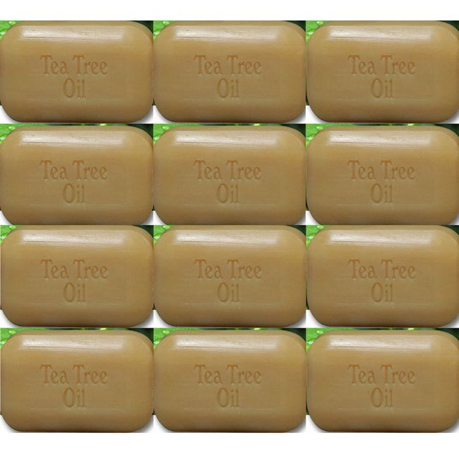 12 bars Vegetable Australian Tea Tree Oil Soap by Soap Works